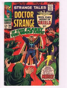 Strange Tales # 160 VG Marvel Comic Book Dr. Strange Nick Fury SHIELD BN4