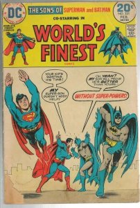 World's Finest #221 ORIGINAL Vintage 1974 DC Comics Batman Superman