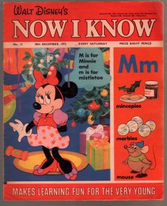 Walt Disney's Now I Know #13 1972-U.K.-Minnie Mouse-G
