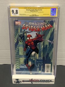 Amazing Spider-Man Vol 2 # 53 Cover A CGC 9.8 2003 SS Scott Hanna Remark [GC37]