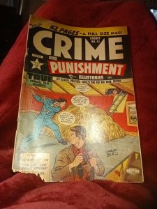 Crime And Punishment #41  August 1951 Golden Age Pre-code Charles Biro Cover