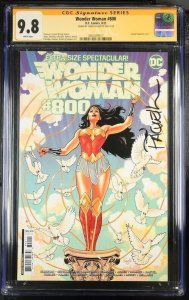 Wonder Woman (2023) # 800 ( CGC 9.8 SS ) Signed Yanick Paquette * DC Universe