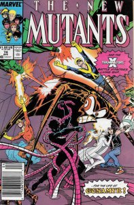 New Mutants, The #74 (Newsstand) FN ; Marvel | Louise Simonson X-Terminators
