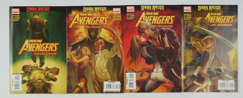 New Avengers: the Reunion #1-4 VF/NM complete series - hawkeye mockingbird set