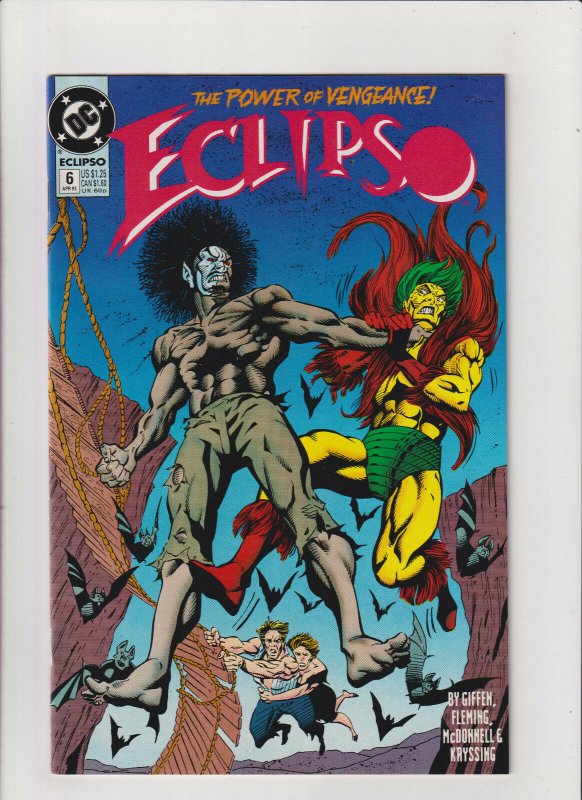 Eclipso #6 VF 8.0 DC Comics 1993 Keith Giffen, Creeper app.