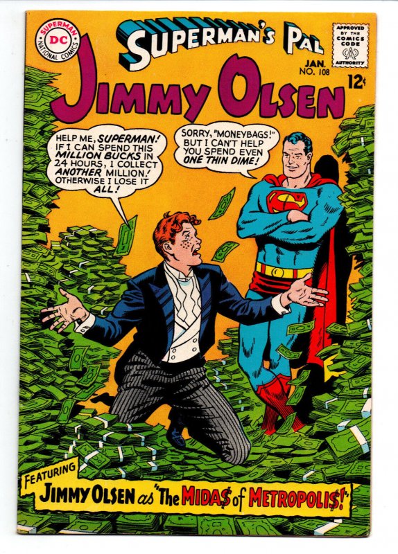 Superman's Pal Jimmy Olsen #108 - Neal Adams - 1968 - VF+