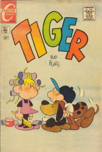 Tiger #1 FAIR ; Charlton | low grade comic Bud Blake All Ages Humor January 1970