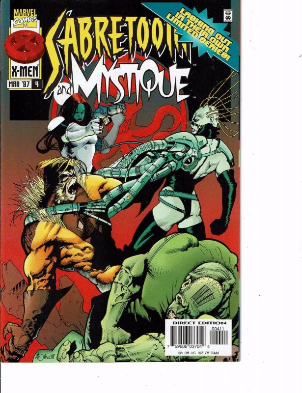Lot Of 2 Comic Books Marvel Sensational Spider-Man #3 and Sabretooth #4 ON8