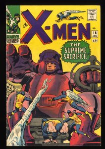 X-Men #16 VG/FN 5.0 3rd Appearance Sentinels!