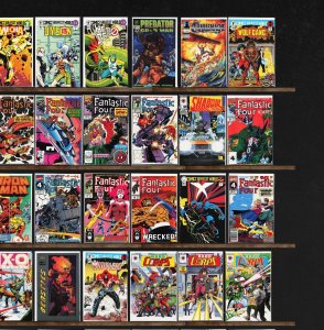 Huge Lot 140+ Comics with Fantastic Four, Magnus Robot Fighter & More!