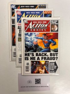 3 Action Comics DC Comic Books # 841 842 843 Batman Superman Flash 59 JS35