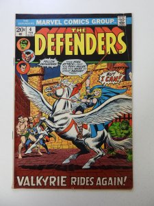 The Defenders #4 (1973) VG- condition moisture damage