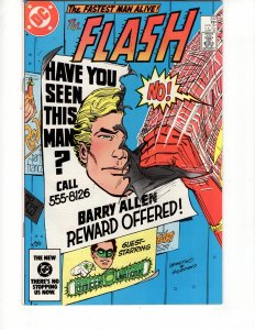 The Flash #332 Green Lantern Appearance Copper Age DC  / ID#509