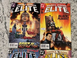 4 Justice League Elite DC Comic Books # 8 9 10 11 Batman Flash Superman 23 J855