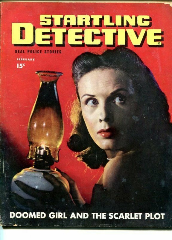 STARTLING DETECTIVE FEB 1947-HARD BOILED-SPICY-MURDER-RAPE-POISON-ARSON G/VG