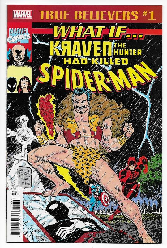 True Believers What If Kraven Hunter Killed Spider-Man #1 (Marvel, 2018) NM