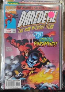 Daredevil # 367  1997  Marvel DISNEY new gladiator mr fear rikers island