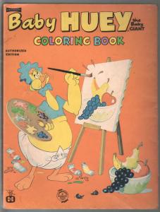 Baby Huey Coloring Book #4640 1950's-Harvey Comics character-G/VG