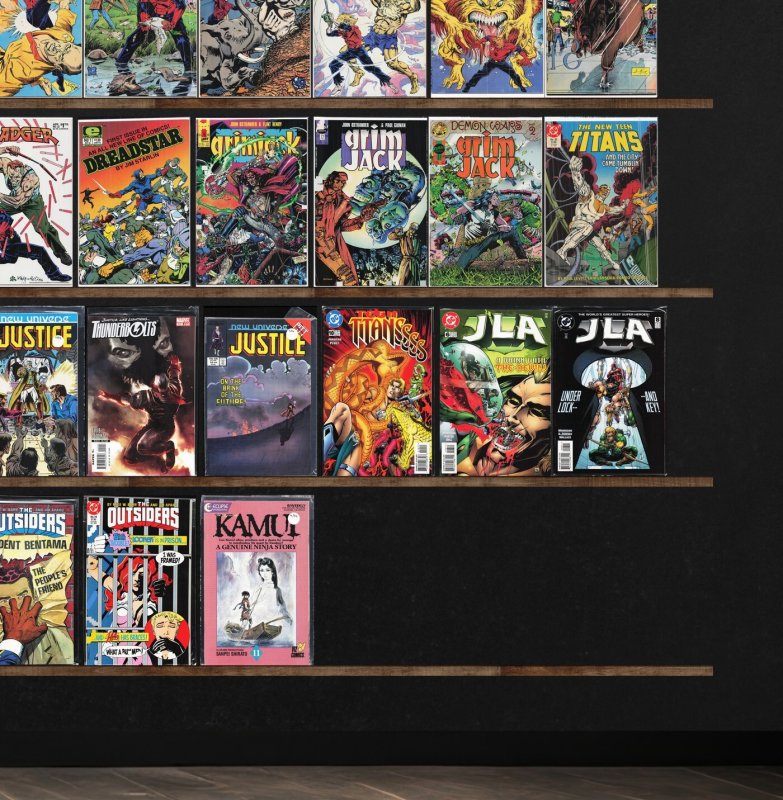 Huge Lot 140+ Comics with Badger, Legion Of Super Heroes, Nexus & More!