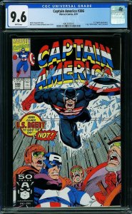 Captain America #386 (1991) CGC 9.6 NM+