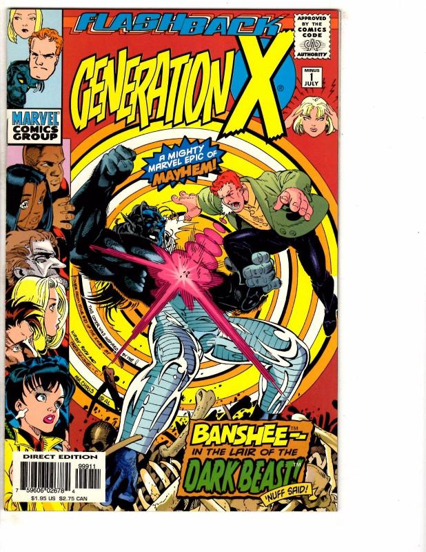 7 Generation X Marvel Comic Books 95' 96' 97' 99' + Flashback -1 Gen 13 # 1 J206