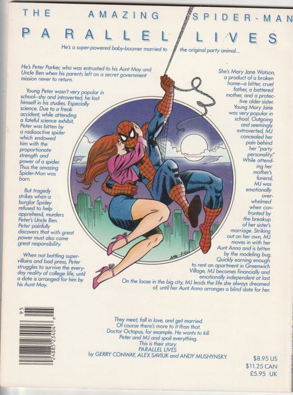 Amazing Spider-Man: Parallel Lives Cover A VF/NM Marvel 1989 1st Edition