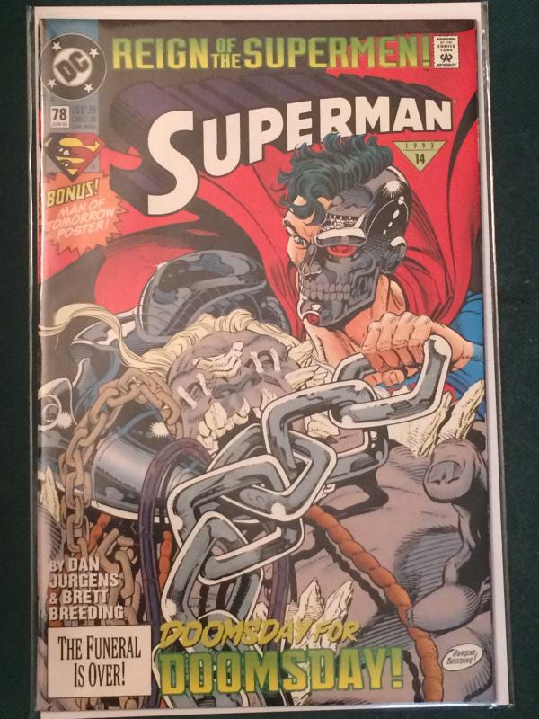 Superman #78 Reign of the Supermen