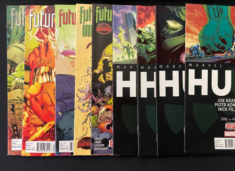 Indestructible Hulk, Marvel Knights: Hulk, Future Imperfect - 36 book lot