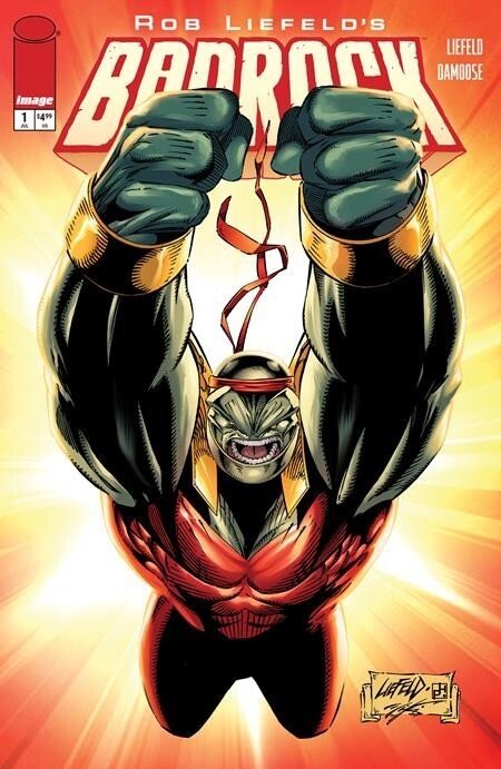 Badrock #1 Rob Liefeld Legacy Variant Cover PRESALE
