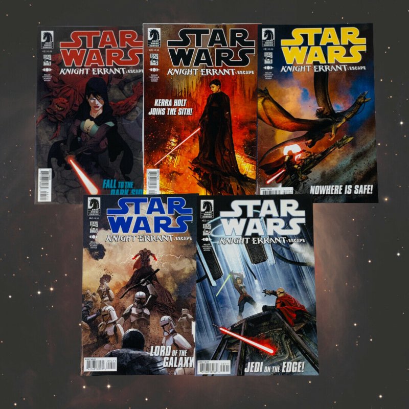 STAR WARS: KNIGHT ERRANT - ESCAPE 1-5 COMPLETE SET