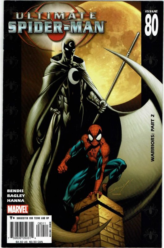 Ultimate Spider-Man #80 Brian Bendis Ultimate Moon Knight NM
