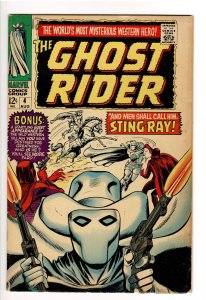 GHOST RIDER(1967) 4 VG+4.5  UNCOMMON IN HIGH GRADE!