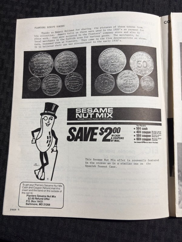 1983 PEANUT PALS PAPERS Fanzine Vol. 5 #5 FN 6.0 Planters Peanuts Memorabilia