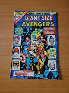 Giant-Size Avengers #5 ~ FINE - VERY FINE VF ~ 1975 Marvel Comics