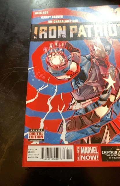 Iron Patriot #1 (2014)1st solo series