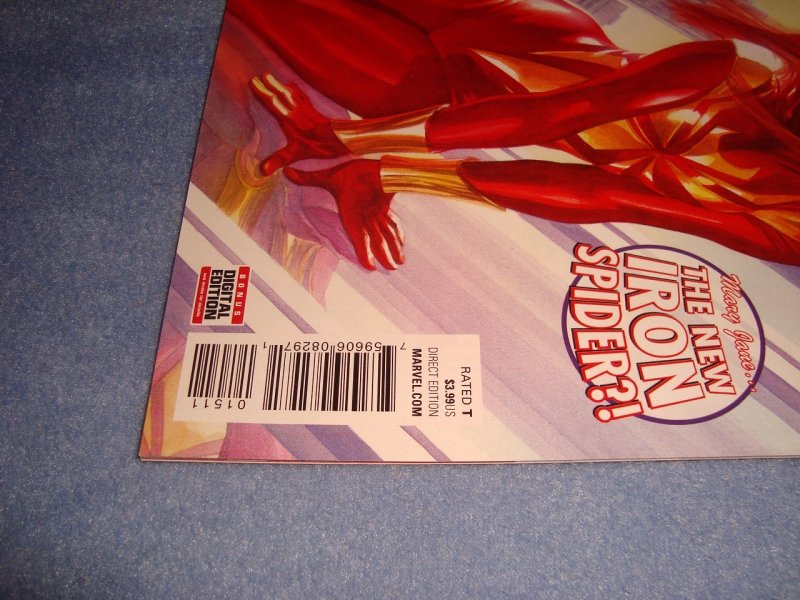 AMAZING SPIDER-MAN # 15 (2016) 1st PRINTING - MARY JANE AS THE IRON SPIDER