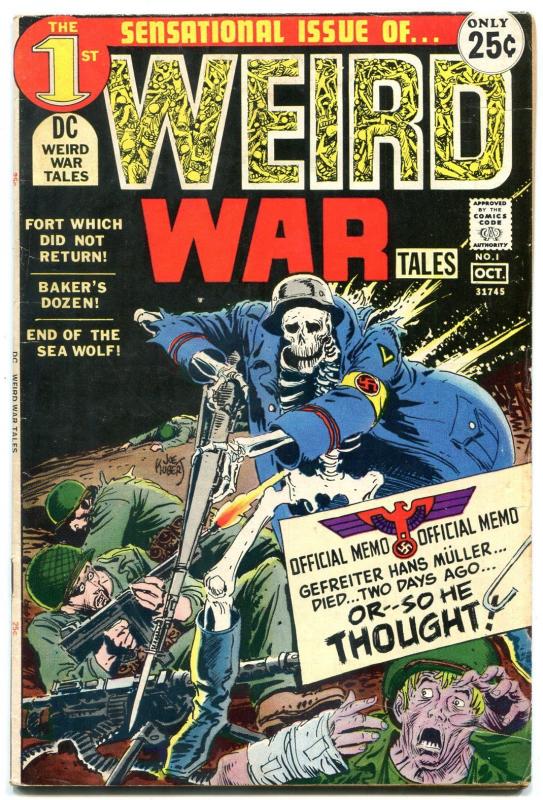 WEIRD WAR TALES #1-First issue DC 1971-Joe Kubert VG/F