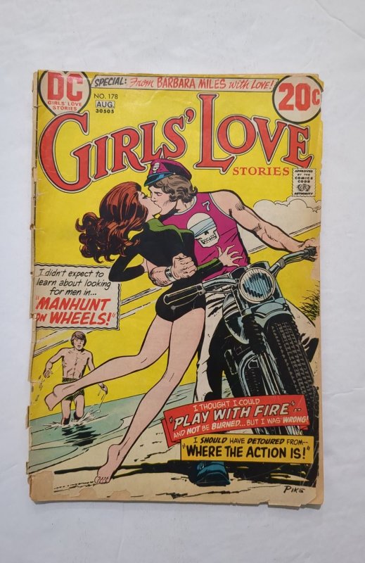 Girls' Love Stories #178 (1973) Fair/Good 1.5 Jay Scott Pike cover