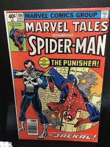Marvel Tales #106 (1979) High-grade Spidey 129 first punisher! C’ville CERT!