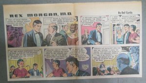 (18) Rex Morgan MD Sunday Pages by Dal Curtis 1968 Thirds: 7.5 x 15 in