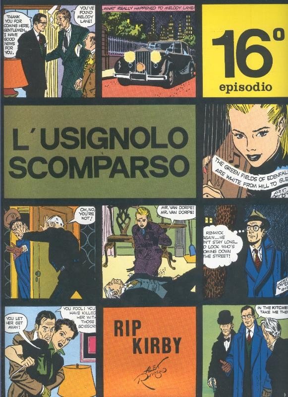 Rip Kirby de Alex Raymond numero 16: L,usignolo scomparso