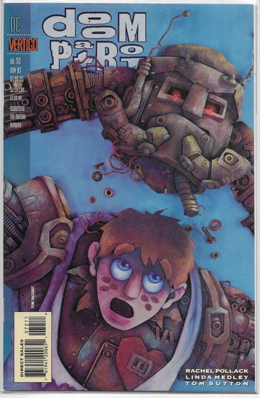 Doom Patrol (vol. 2, 1987) #72 VF/NM Pollack/Medley, Sutton cover