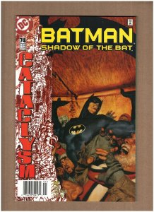 Batman Shadows of the Bat #74 Newsstand DC Comics 1998 Cataclysm VF/NM 9.0