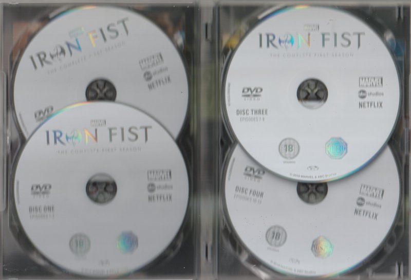 Iron Fist Season 1 DVD(UK Import)