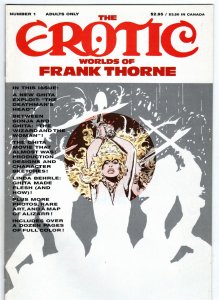 The Erotic Worlds of Frank Thorne #1 Warrior Women Cover (1990)