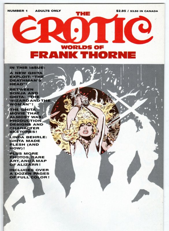The Erotic Worlds of Frank Thorne #1 Warrior Women Cover (1990)
