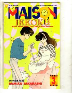 Lot Of 9 Maison Ikkoku Viz Select Comic Books #4 1 2 3 4 6 1 2 3 Manga Anime JF6