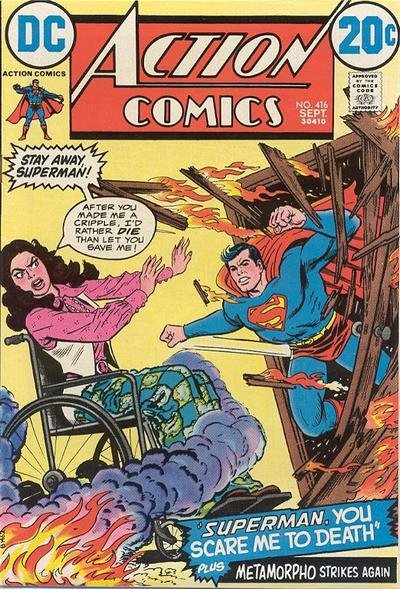 Action Comics #416 (ungraded) stock photo / ID#00E