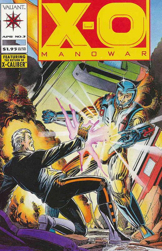 X-O Manowar #3 VF/NM Valiant - save on shipping - details inside