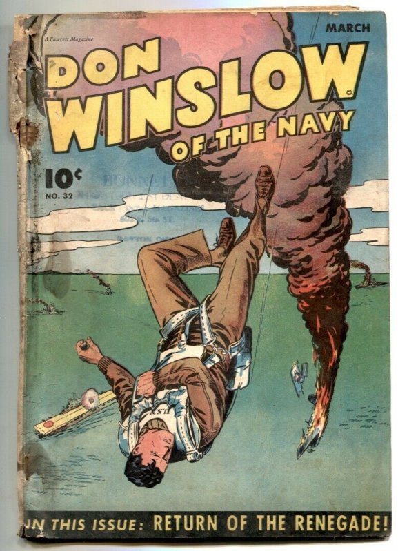 Don Winslow of the Navy #32 1946- low grade Golden Age comic